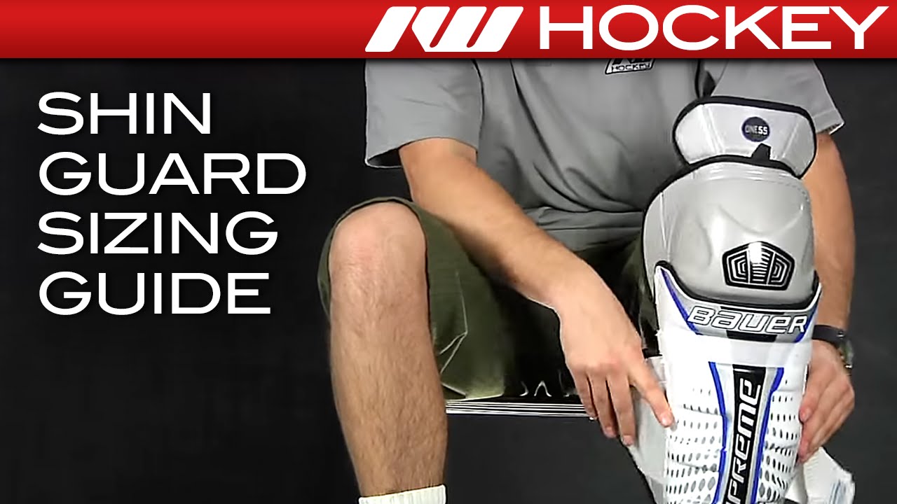Barter More than anything Wish How To Size a Hockey Shin Guard - YouTube