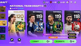 National Draft World Cup Ronaldinho, Eusebio, Rafinha pack FC Mobile #fcmobile #worldcup #fc26