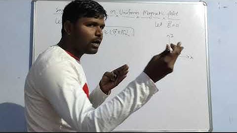 Plasma physics  -04, Single particle motion in uniform magnetic field