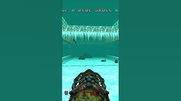 DOOM 64 RELOADED | Barons Guarding the Blue Key in the Icy Void #doom64 #shorts