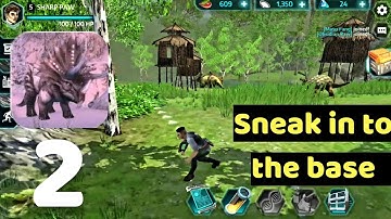 Sneak in to the base Dino Tamers Jurassic Riding Gameplay Walkthrough Part 2 (ios,Android)