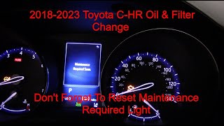 2018-2023 Toyota C-HR Oil Change by Jimthecarguy 691 views 3 months ago 15 minutes