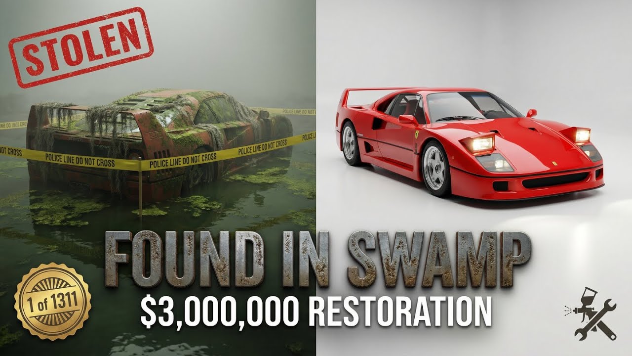 Restoring A Stolen Supercar Found Underwater After 30 Years