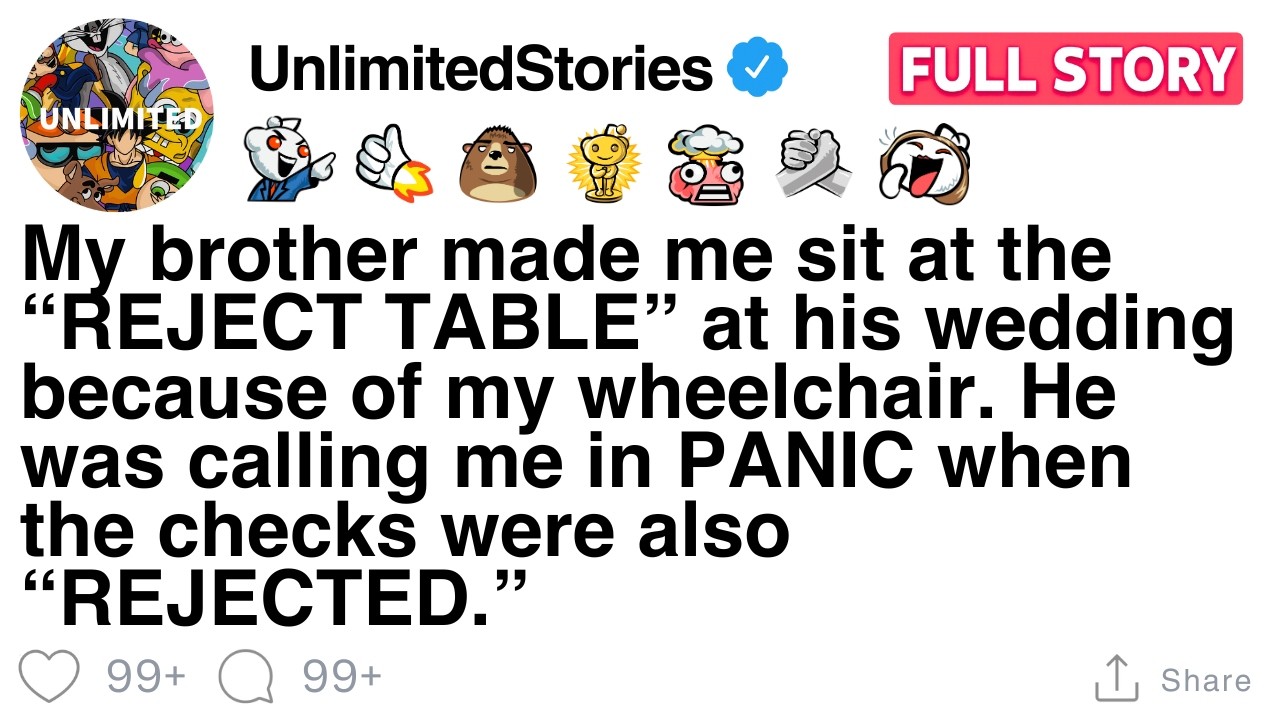 Мой брат посадил меня за «стол отбраковки» моей инвалидной коляски, а затем его чеки были отклоне...