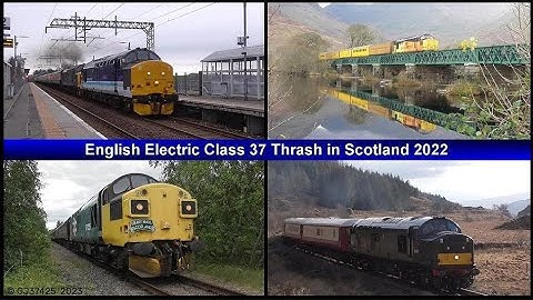English Electric Type 3 Class 37 Diesel Locomotive 