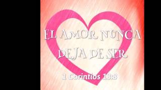 Video thumbnail of "Lidia Santana El amor nunca deja de ser Pista"