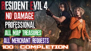 Resident Evil 4 Remake No Damage Professional 100% All Treasures All Request Walkthrough FULL GAME screenshot 2