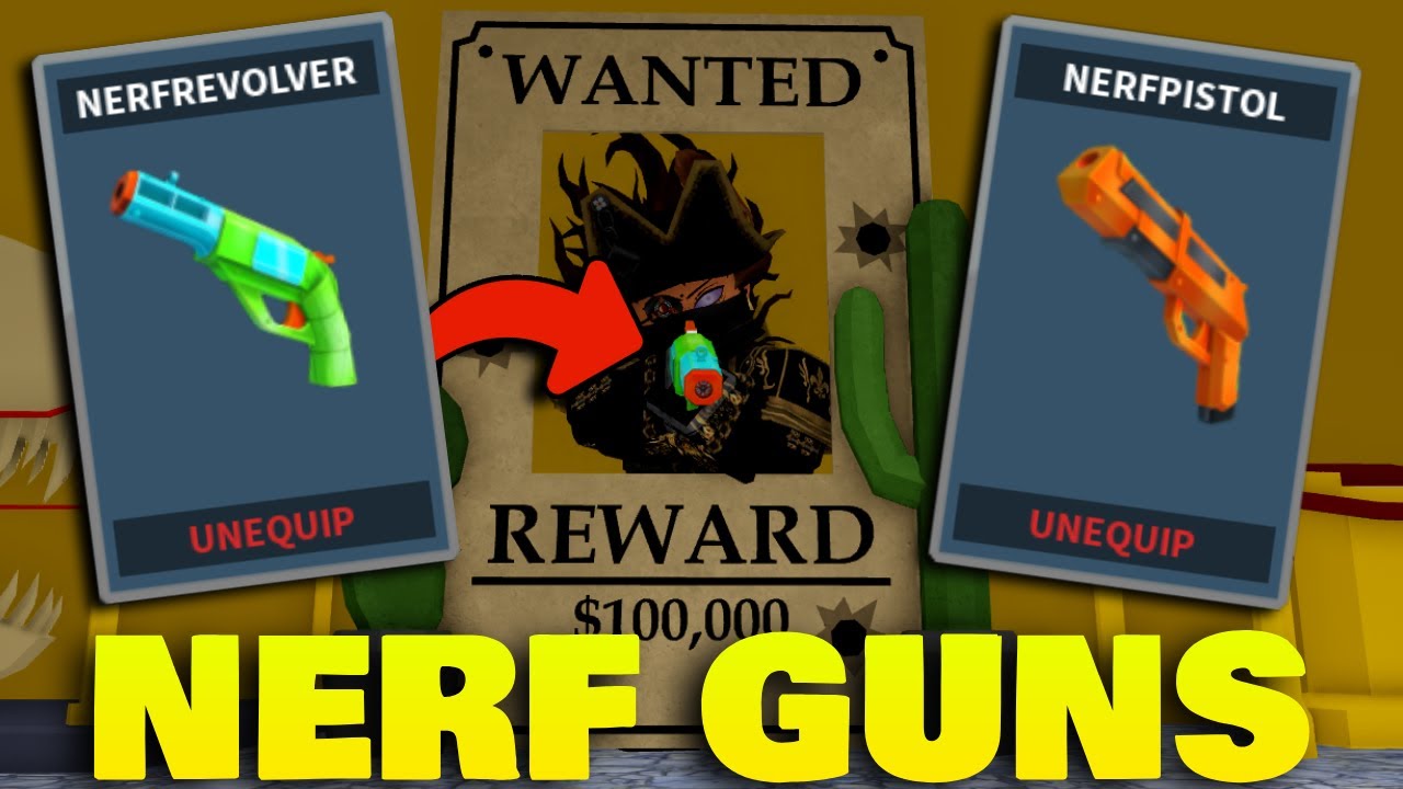 I Finally Got the Nerf Guns in Roblox Jailbreak