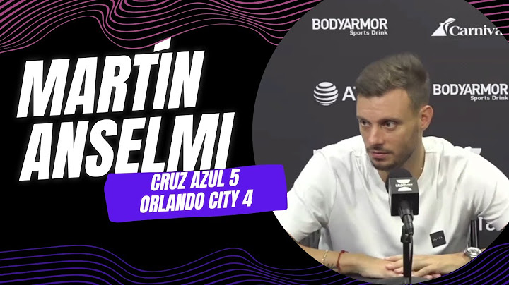 CRUZ AZUL vs ORLANDO CITY MARTÍN ANSELMI Conferencia Post Partido