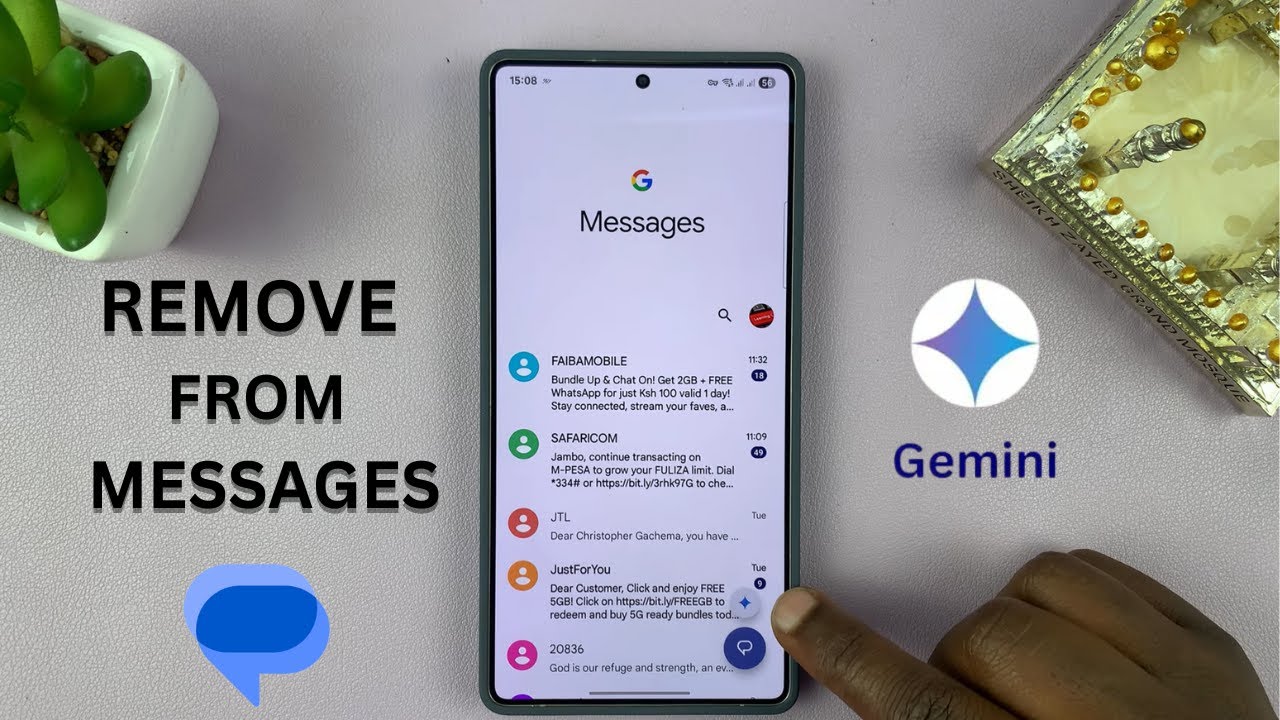 How To Remove Gemini From Google Messages - YouTube
