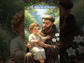 St Antony of Padua the story goes like this