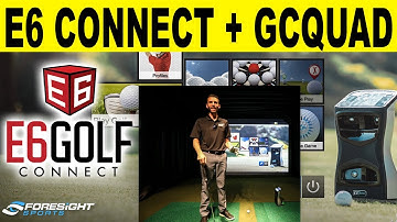 E6 Connect Golf Simulator Review w/ Foresight Sports GCQuad - FIRST LOOK!