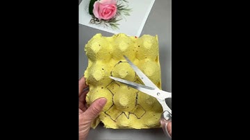 DIY make turtle from egg tray #shortvideo #shorts #craft #viral