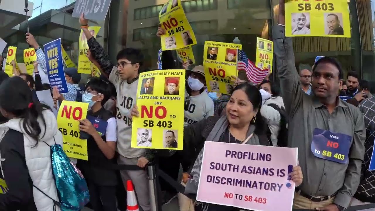 South Asian Community Opposing SB 403 Bill, Sacramento (California)