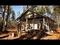Up river to rustic offgrid cabin 100yearold ranger outpost