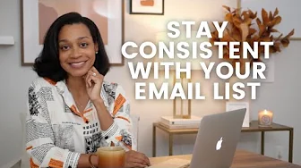 Never Run Out Of Email Ideas Again | tips for consistency, showing up, and planning