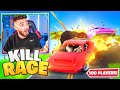 I Got 100 Fans to KILL RACE in CARS!