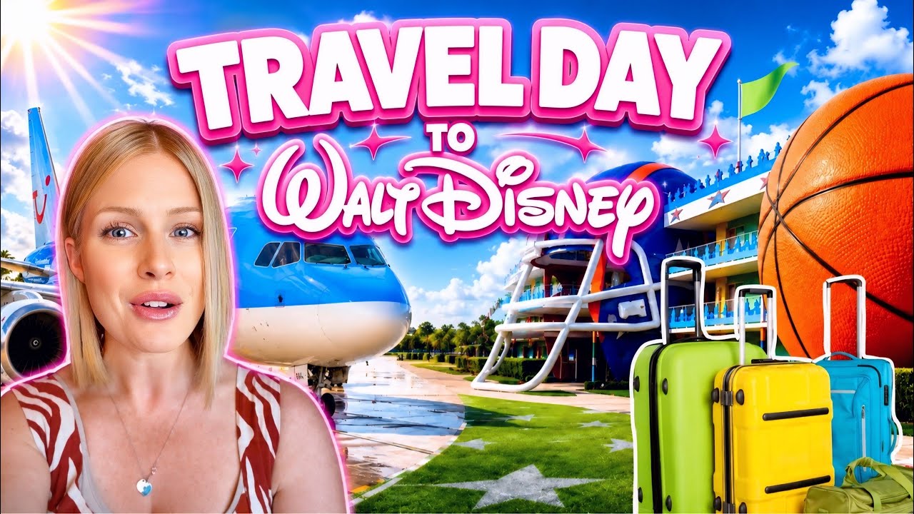 Walt Disney World TRAVEL DAY | Disney's All-Star Sports Resort and flying with Tui
