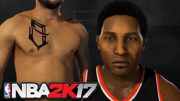 NBA 2K17 - How to Edit Player and Add Tattoos (During MyCareer) MyPlayer Appearance