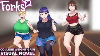 Forks: College Weight Gain Visual Novel (Part 3)
