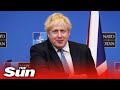 LIVE: Boris Johnson news conference after meeting of NATO leaders