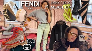 LUXURY SHOPPING VLOG 2022 ft. Fendi Event, Gucci, Jimmy Choo X Mugler