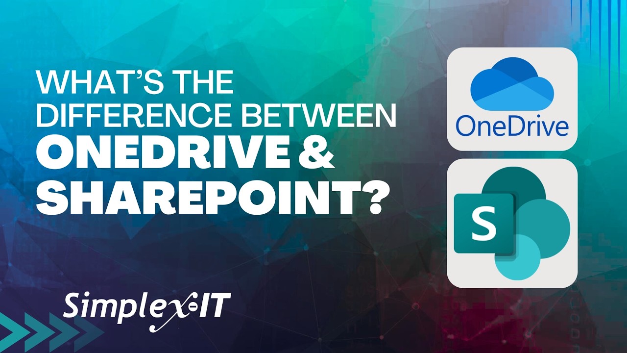 What's the Difference Between OneDrive and SharePoint? - YouTube