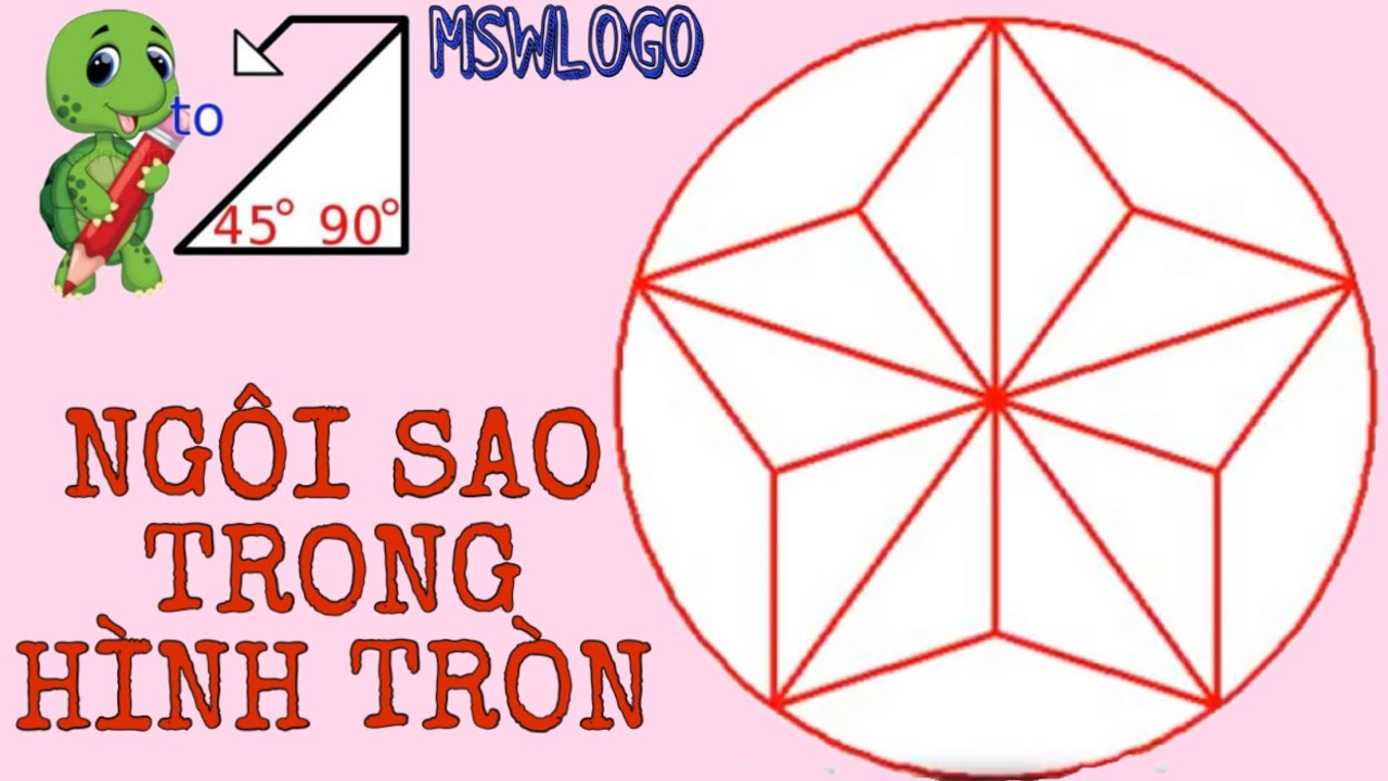 Hướng dẫn trẻ em vẽ hình ngôi sao trong hình tròn với phần mềm ...