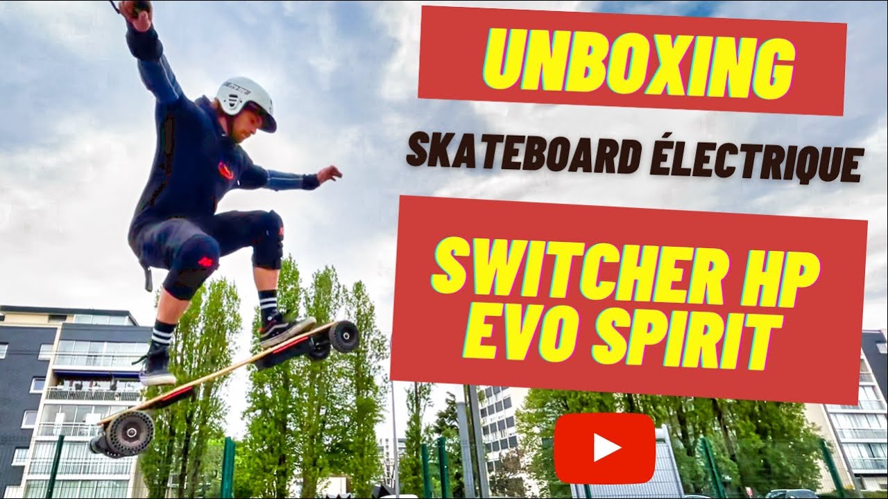 skate électrique EVOSPIRIT Switcher HP v2 (batterie XL 11.6Ah