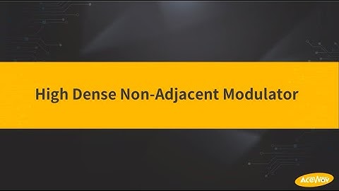Acewav High Dense Non Adjacent Edge QAM Modulator
