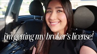 I'M GETTING MY REAL ESTATE BROKER'S LICENSE  part 1: signing up for the course