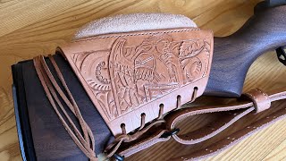 Making A Custom Leather Rifle Cheek Rest  Using A Wet Mold