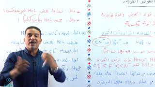 محاليل الحموض والقواعد القوية الجزء 1- الاستاذ زياد العبادي