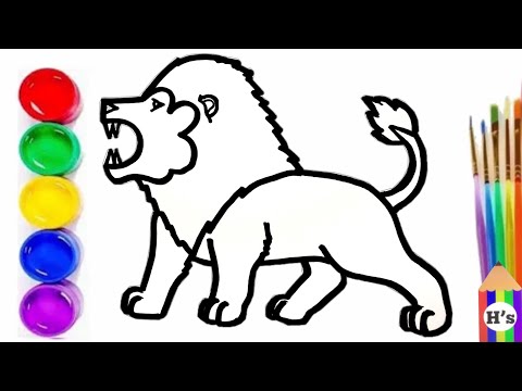 Bolalar uchun sher rasm chizish | How To Draw a Lion From Number 53 | рисуем льва ребенку Bolalar uchun sher rasm chizish | How To Draw a Lion From Number 53 | рисуем льва ребенку