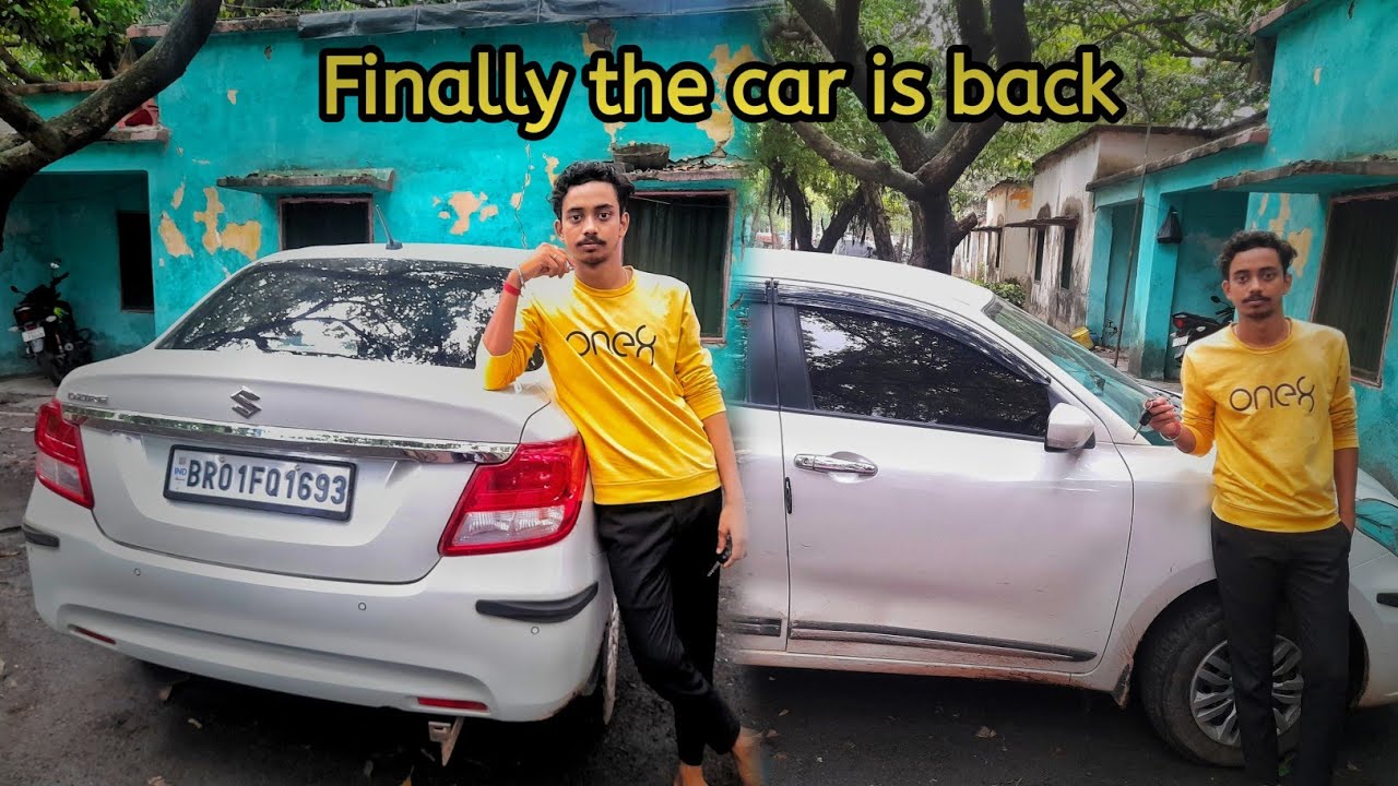 Finally the car is back 😀 Jab se delivery huya tha jab se sadi me meri ...