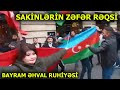 Bakıda ŞUŞA Sevinci - Sakinlər bayram edir