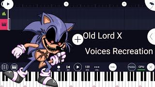 FNF Old Lord X Voices Recreation
