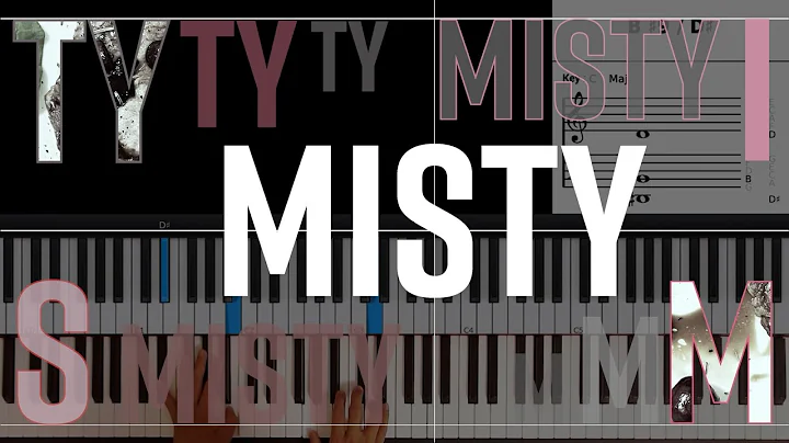 【ミスティ】Misty: Jazz piano improvisation with visual keys