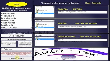 Make new Database in StagePrompt Pro