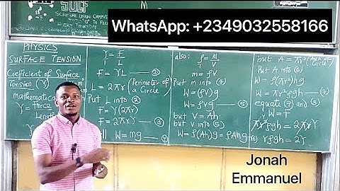 Surface Tension (Meaning, derivation and examples) | Physics | Fluid Mechanics #surfacetension