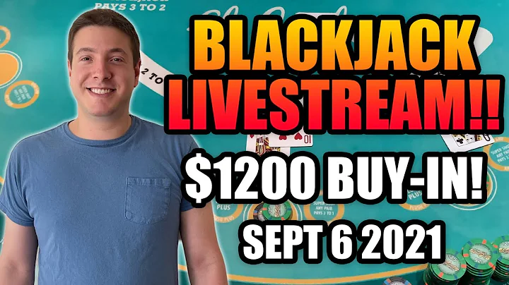 LIVE: AWESOME WINNING BLACKJACK SESSION! $1200 Buy...