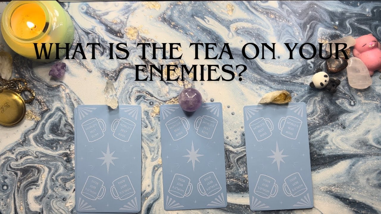✨🔮WHAT IS THE TEA ON YOUR ENEMIES?| PICK A CARD|🔮✨#psychictarot #trending