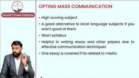 Mass Communication CSS Orientation 