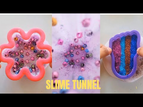 Satisfying Slime & Relaxing Slime Videos | Slime tunnel reverse 😱 # 1 #slimetunnel #satisfyingslime