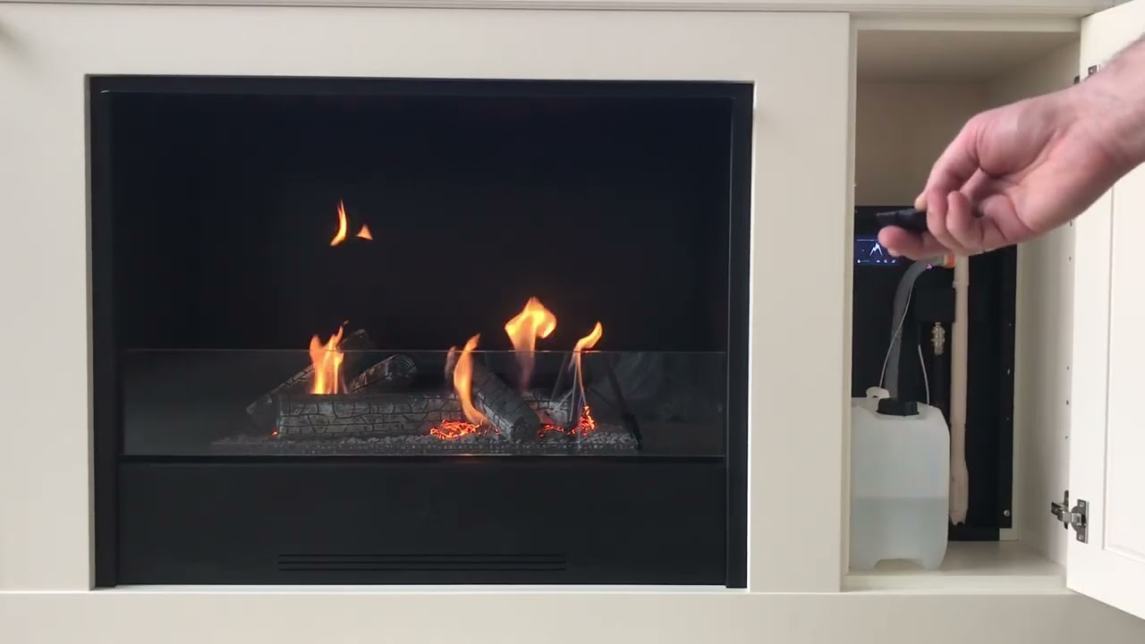 Semineu bioetanol cu telecomanda NEVERDARK