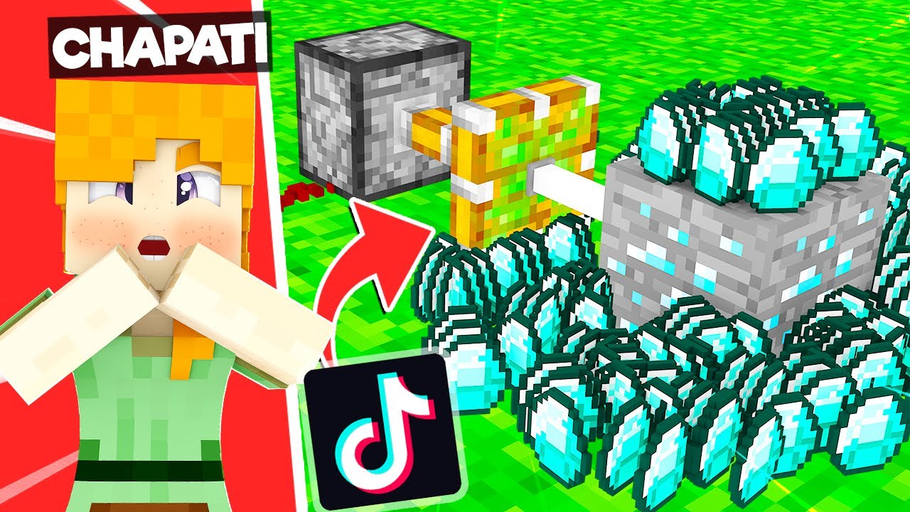 MINING DIAMONDS USING TIK TOK HACKS YouTube