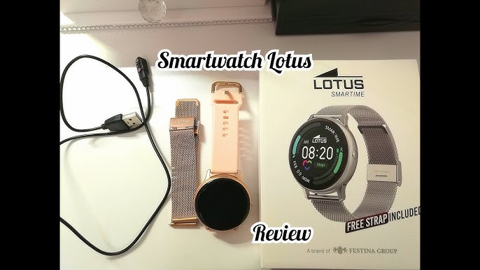 SMARTWATCH LOTUS 50042/1 CORREA DE ACERO INOXIDABLE 316L, BLUETOOTH, MUJER