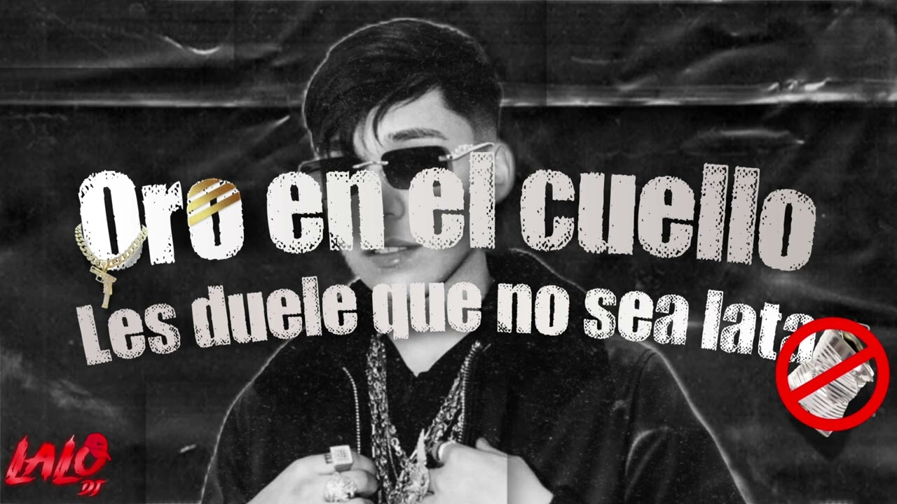 ORO EN EL CUELLO LES DUELE QUE NO SEA LATA LALODJ 