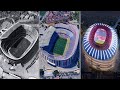 Football Stadiums Then vs Now vs Future