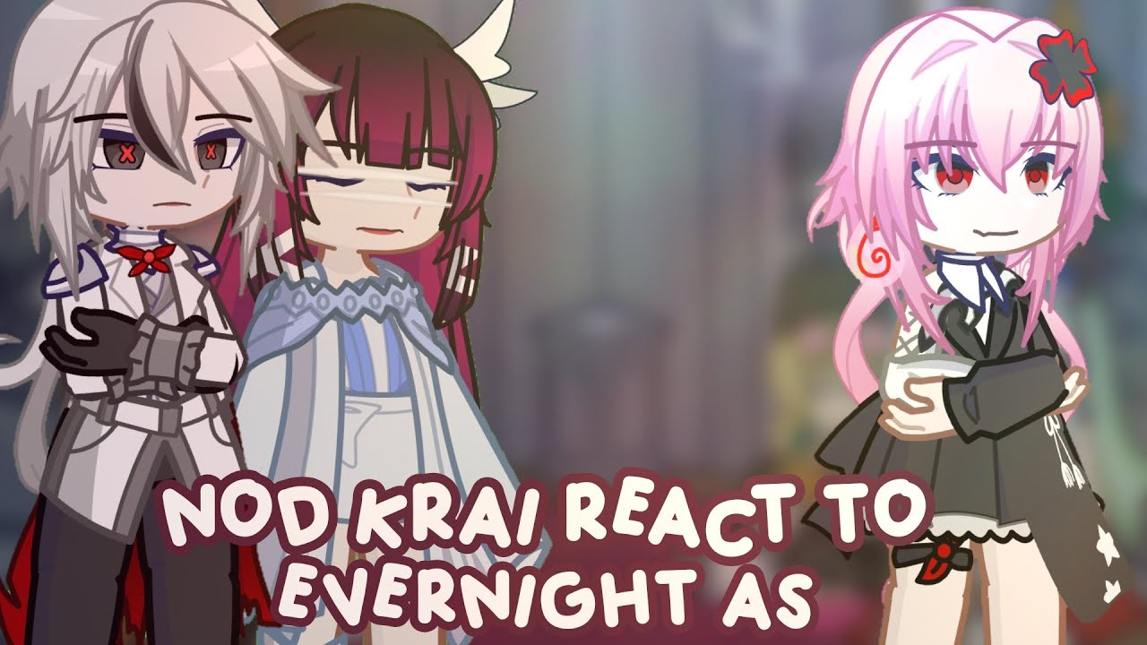 nod krai react to evernight as a descendant of crimson moon || genshin react to || speed 2×